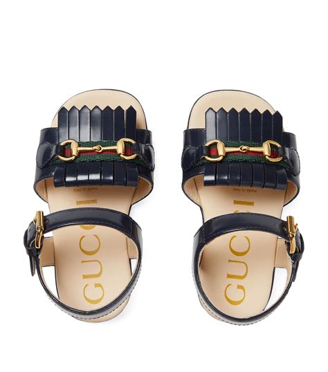 newborn gucci sandals|brand new kids Gucci sandals.